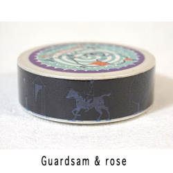 Shinzi Katoh 馬柄マスキングテープ「Merry go round/Guardsam & rope」